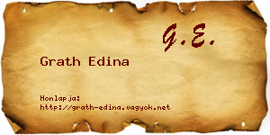 Grath Edina névjegykártya